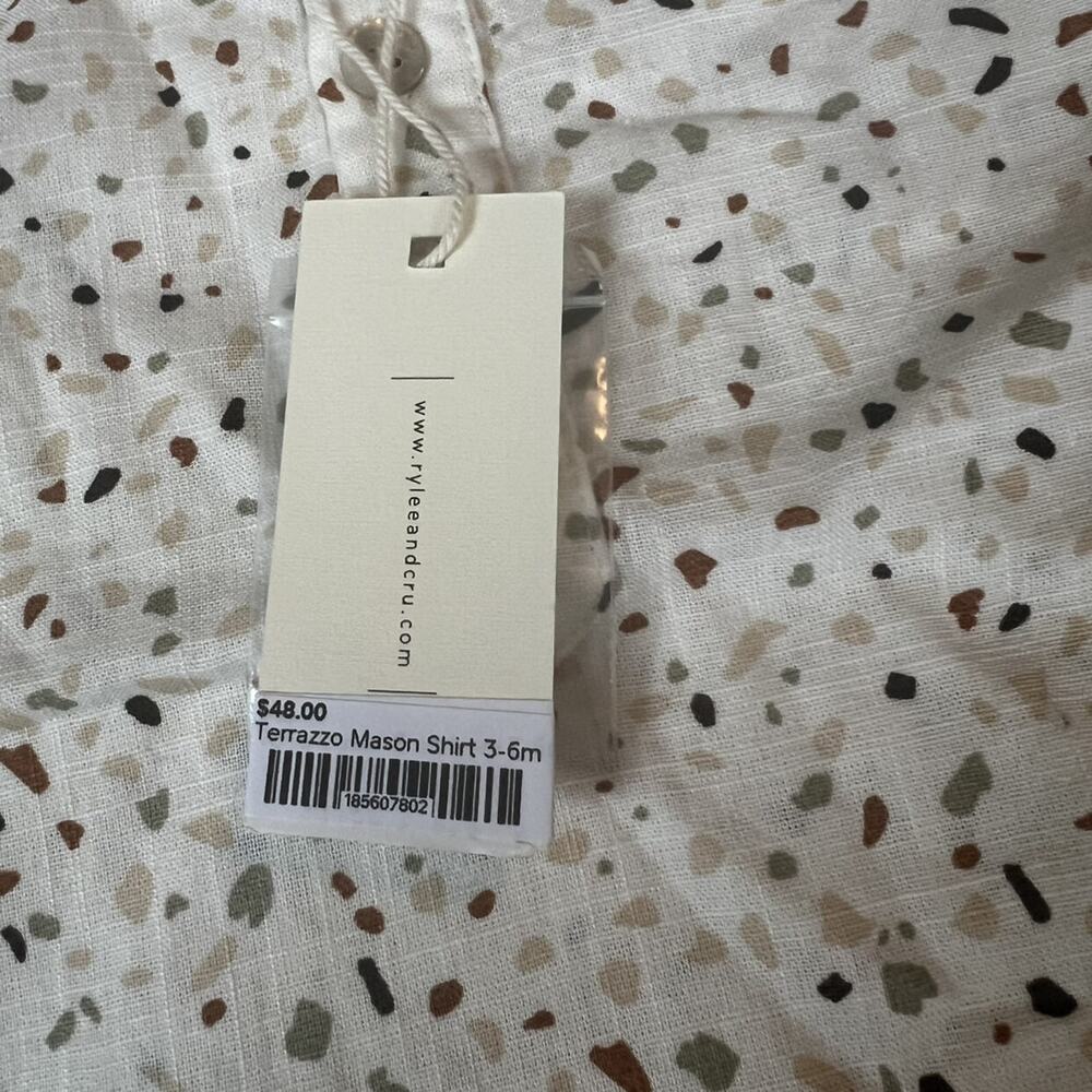 New Rylee + Cru Terrazzo Mason shirt - Picture 4 of 6
